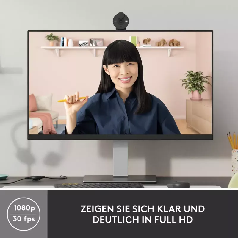 LOGITECH Brio 300 Full HD internetinė kamera - grafito spalva