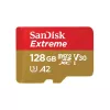 WESTERN DIGITAL Extreme Micro SDXC 128GB + SD adapteris 190MB/s 90MB/s A2 C10 V30 UHS-I U3