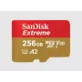 „SanDisk Extreme“ 256 GB „MicroSDXC“ UHS-I U3 V30 atminties kortelė (SDSQXAV-256G-GN6MA) raudona