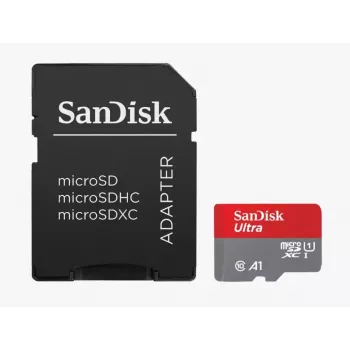 „SanDisk“ 64GB „MicroSDXC“ UHS-I 1 klasės atminties kortelė SDSQUAB-064G-GN6MA
