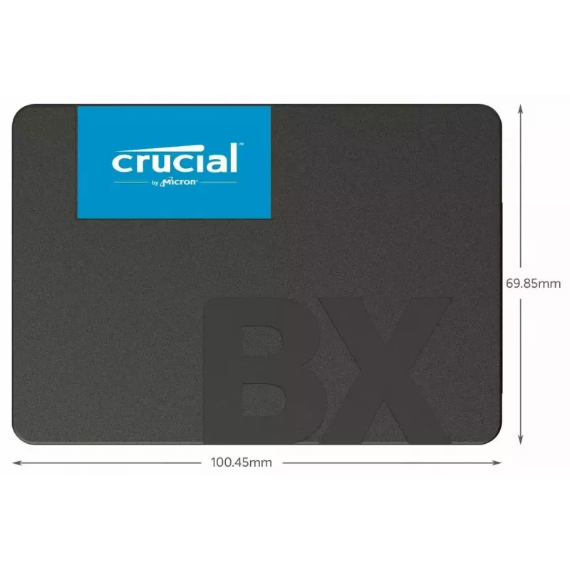 CRUCIAL BX500 240GB SSD, 2,5 colio 7 mm, SATA 6 Gb/s, Skaitymas/Rašymas: 540 / 500 MB/s