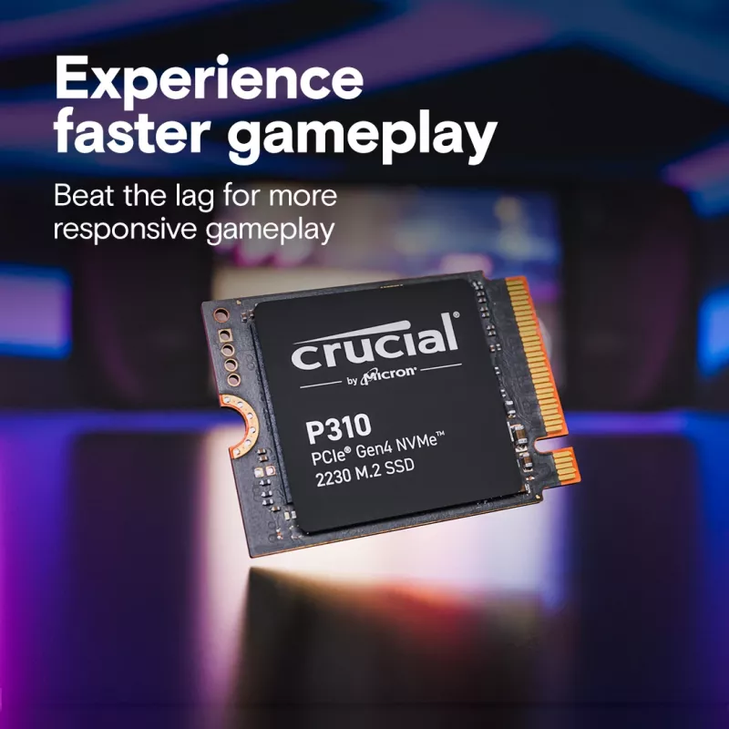Crucial P310 2TB M.2 PCIe Gen4 NVMe SSD diskas