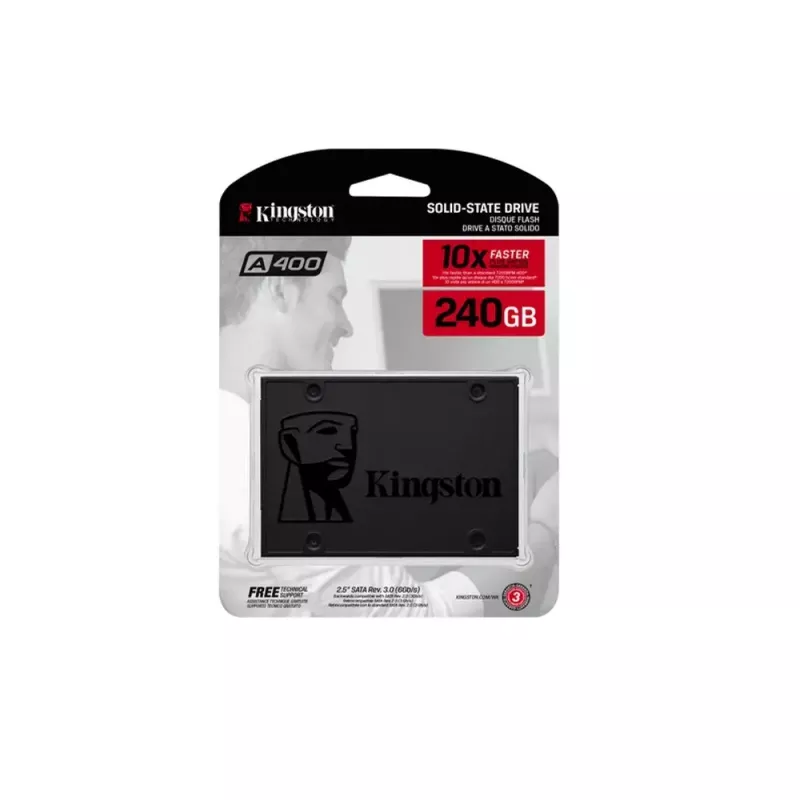Kingston 240GB A400 SATA 3 2,5 colio vidinis SSD SA400S37/240G