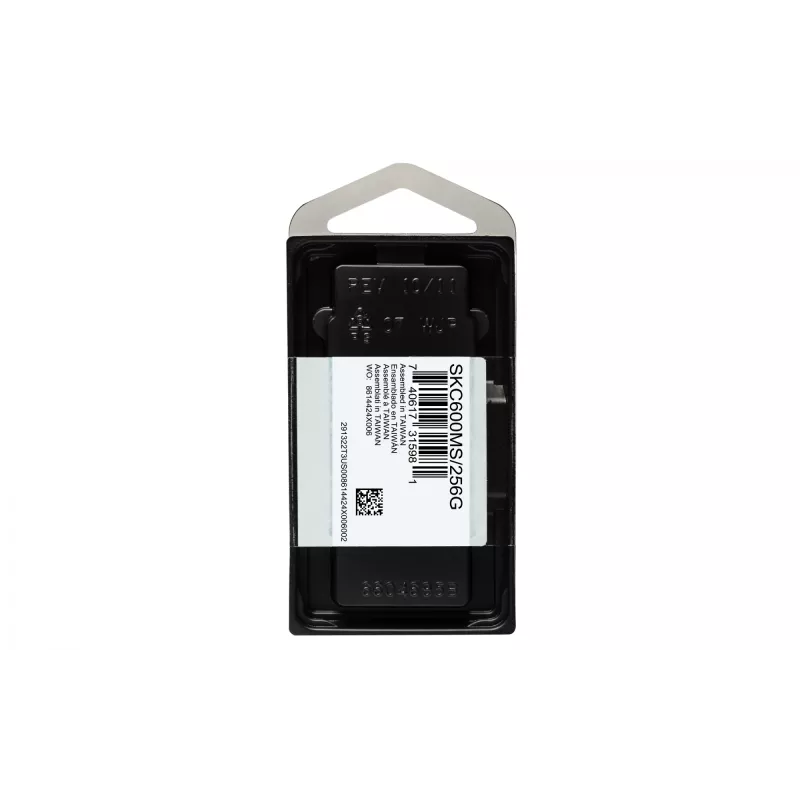 Kingston Technology 256 GB SSD KC600 SATA3 mSATA, 256 GB, mSATA, 550 MB/s, 6 Gbit/s