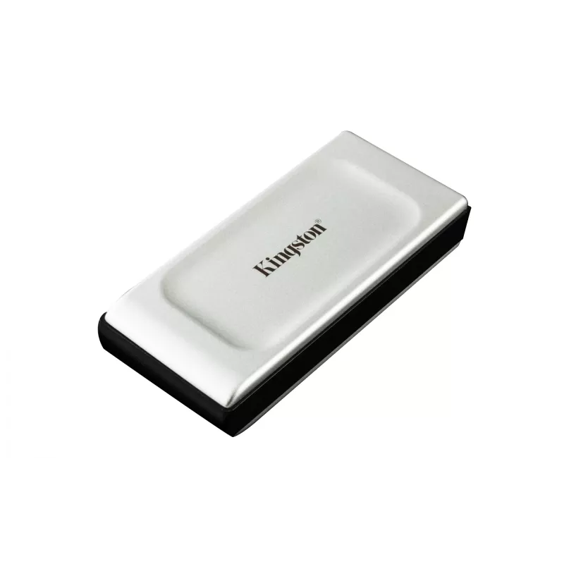 Kingston XS2000 1TB nešiojamas SSD, USB-C 3.2 Gen 2x2, 2000 MB/s, juodas/sidabrinis
