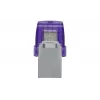 Kingston Technology DataTraveler 256GB microDuo 3C 200MB/s dviguba USB-A + USB-C atmintukas