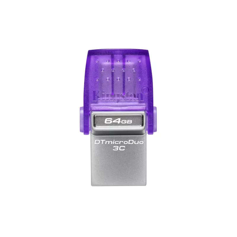 Kingston DataTraveler microDuo 3C 64GB USB 3.2 Gen 1 200MB/s dviguba sąsaja USB-A ir USB-C
