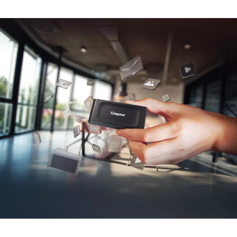 Kingston Technology 1TB XS1000 išorinis USB 3.2 Gen 2 nešiojamasis kietojo kūno diskas