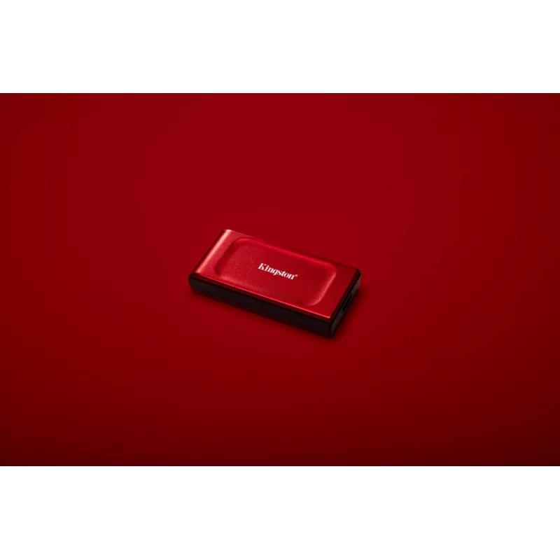 Kingston Technology 1TB XS1000 Raudonas išorinis USB 3.2 Gen 2 kietojo kūno diskas (SSD)
