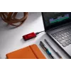 Kingston Technology 1TB XS1000 Raudonas išorinis USB 3.2 Gen 2 kietojo kūno diskas (SSD)
