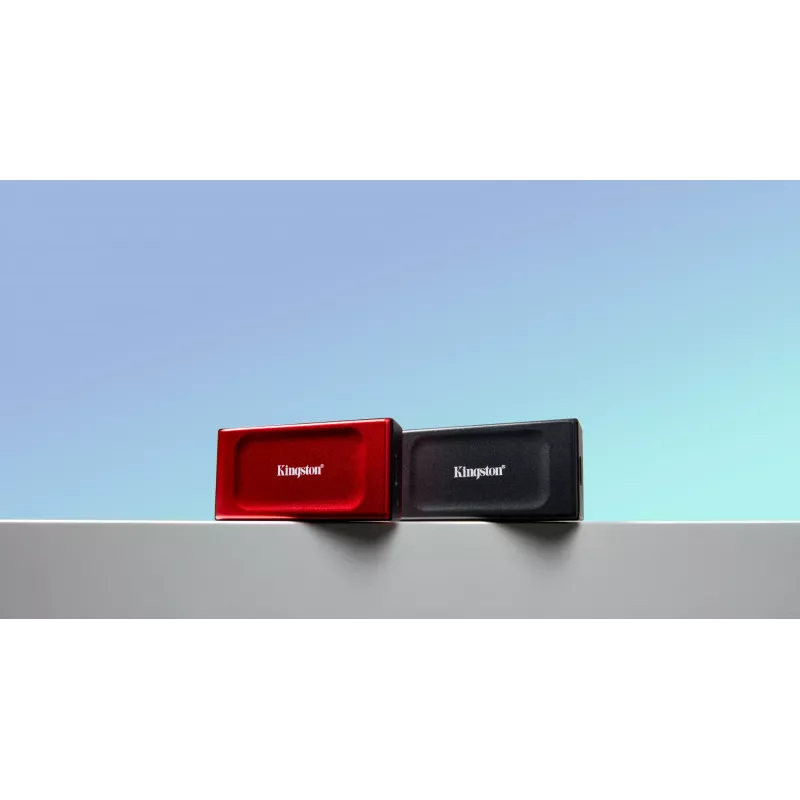Kingston Technology 1TB XS1000 Raudonas išorinis USB 3.2 Gen 2 kietojo kūno diskas (SSD)