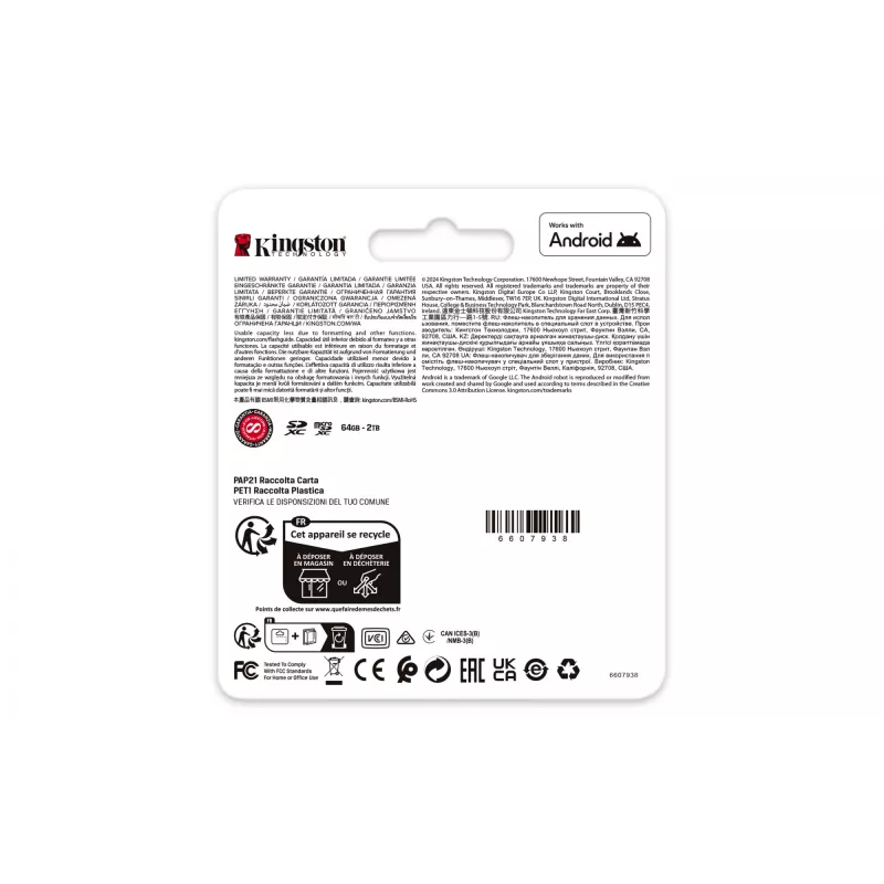 SDXC atminties kortelė Kingston 256GB UHS-I Canvas Go Plus — 256 GB, U3/V30, skaitymas 200 MB/s, rašymas 160 MB/s, 10 klasė, juoda