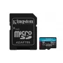 Kingston Technology 64GB microSDXC Canvas Go Plus Gen4 200MB/s A2 U3 V30 kortelė su adapteriu