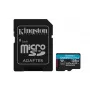 Kingston Technology 128GB microSDXC Canvas Go Plus Gen4 200MB/s A2 U3 V30 kortelė su adapteriu