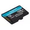 Kingston Technology 128GB microSDXC Canvas Go Plus Gen4 200MB/s A2 U3 V30 kortelė su adapteriu