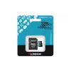 Kingston Technology 128GB microSDXC Canvas Go Plus Gen4 200MB/s A2 U3 V30 kortelė su adapteriu
