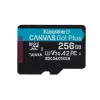 Kingston Technology 256GB microSDXC Canvas Go Plus Gen4 200MB/s A2 U3 V30 atminties kortelė su adapteriu