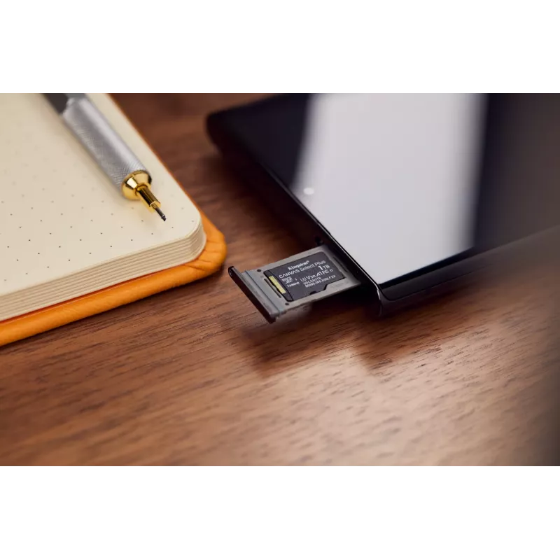 Kingston Technology 1TB microSDXC Canvas Select Plus Gen3 150MB/s A1 kortelė su adapteriu