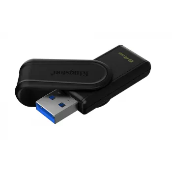 Kingston DataTraveler Exodia S 64GB USB 3.2 Gen 1 atmintukas (juodas/juodas)
