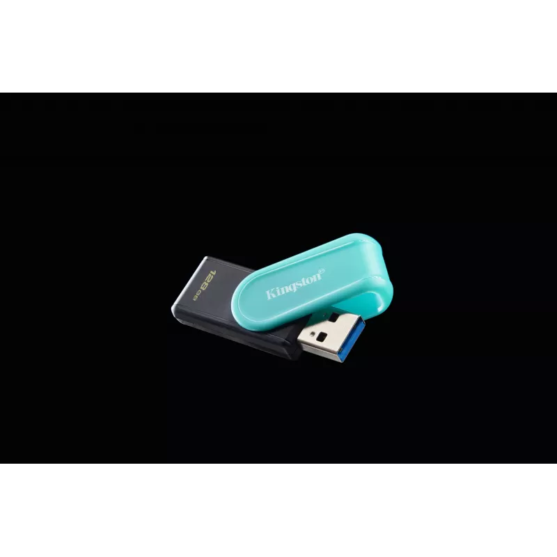 Kingston DataTraveler Exodia S 128GB USB 3.2 Gen 1 atmintukas (juodas/turquoise)