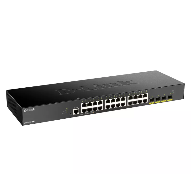 D-Link 24 prievadų Gigabit Smart Managed Switch su 4x 10G SFP+