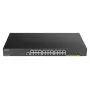 D-Link 24 prievadų Gigabit PoE valdomas komutatorius su 4x 10G SFP+ ir 370 W galia
