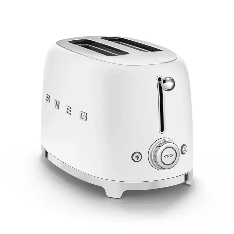 Skrudintuvas Smeg 50's Style TSF01WHMEU 2 griežinėliai Baltas