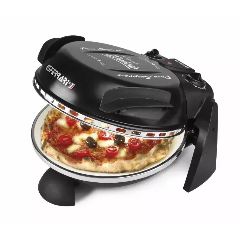 Picos kepimo aparatas G3FERRARI Delizia – stalviršinė picos krosnelė, 1200 W, akmeninis paviršius, iki 400°C, 31 cm pica, laikmatis