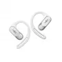 SHOKZ OpenFit Air, balti belaidžiai ausinės su ausų kabliukais, skirti pokalbiams/muzikai/sportui/kasdieniam naudojimui, Bluetooth, balti