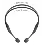 Ausinės Shokz OpenRun Mini – belaidės kaulinio laidumo sportinės ausinės, IP67, Bluetooth 5.1, 480 min baterija