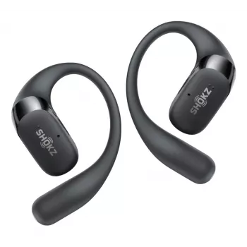 Ausinės JLAB AUDIO SHOKZ OpenFit 2 — kaulinės, belaidės, atviros, užkabinamos, juodos