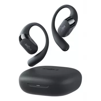 Ausinės JLAB AUDIO SHOKZ OpenFit 2 — kaulinės, belaidės, atviros, užkabinamos, juodos