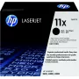 HP 11X didelės išeigos juoda originali LaserJet kasetė 1 vnt.
