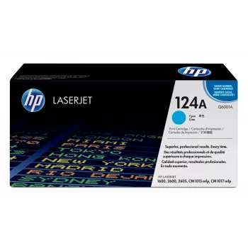 HP 124A mėlynas (cyan) originalus LaserJet tonerių kasetė, 2000 puslapių, mėlyna, 1 vnt.