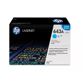 Kasetė su toneriu HP Q5951A LJ4700 10000 puslapių Cian