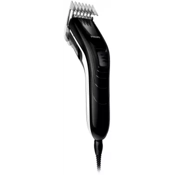 Philips QC5115/15 šeimos plaukų kirpimo mašinėlė, juoda, balta, 3 mm, 2,1 cm, 4,1 cm, AC, 4,1 cm
