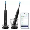 Sonicinis dantų šepetėlis Philips DiamondClean 9000 HX9914/54, 2 rankenos, 5 režimai, juodas, Bluetooth, 1 įkroviklis