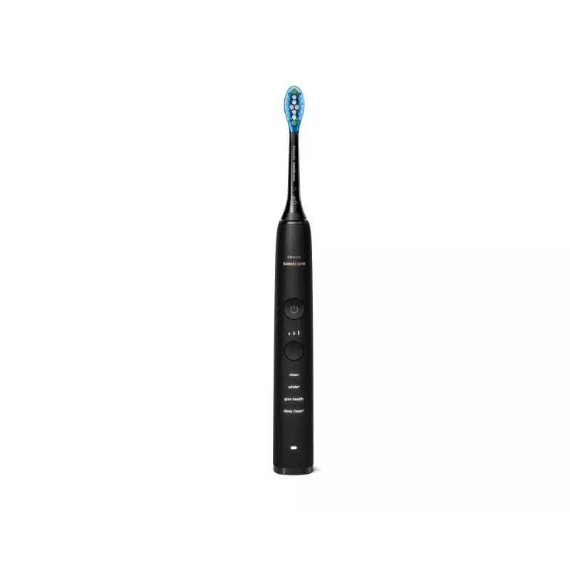 Sonicinis dantų šepetėlis Philips DiamondClean 9000 HX9914/54, 2 rankenos, 5 režimai, juodas, Bluetooth, 1 įkroviklis