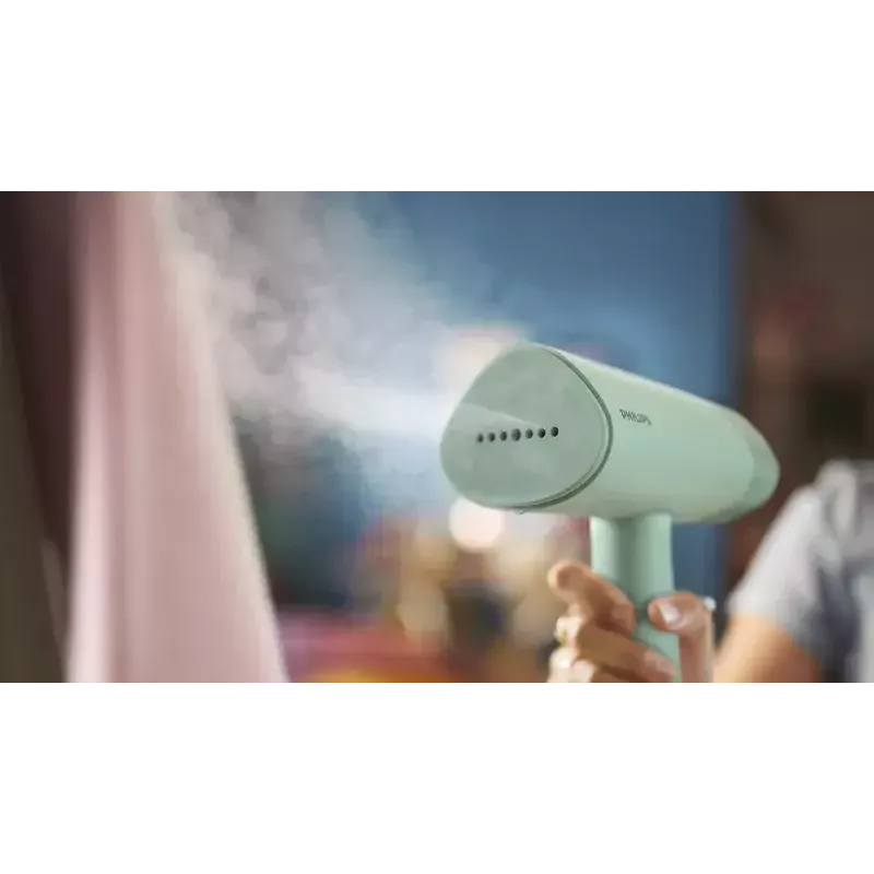Nešiojamas garinis lygintuvas Philips 3000 serijos STH3010/70 — 1000 W, 20 g/min nuolatinis garas, 2 m laidas, sulankstomas, išimamas rezervuaras