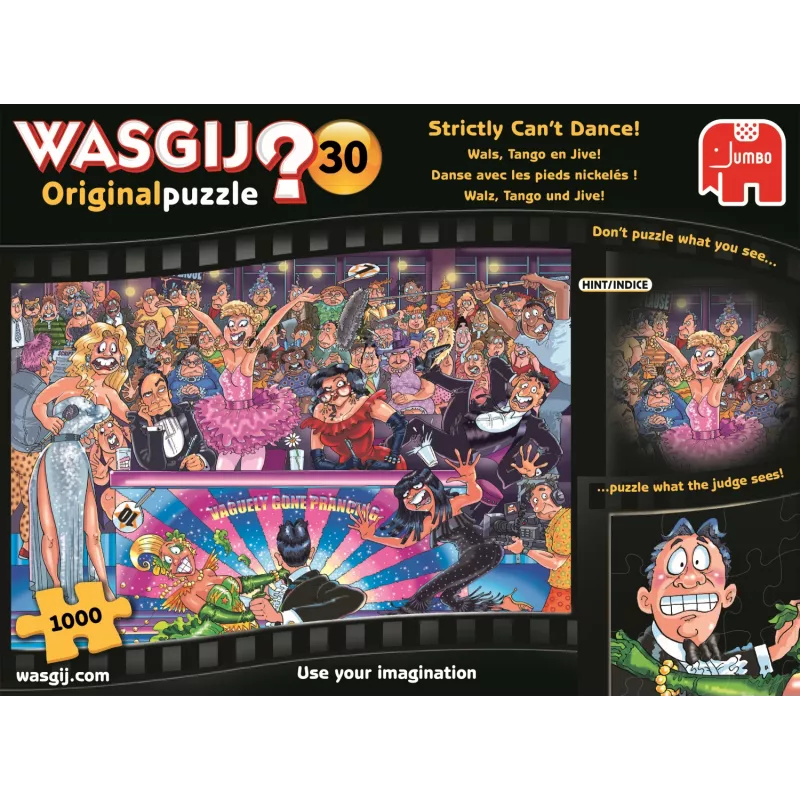 Dėlionė Jumbo Wasgij Original 30 1000 vnt. Komiksai 1000 vnt.