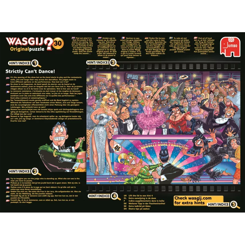 Dėlionė Jumbo Wasgij Original 30 1000 vnt. Komiksai 1000 vnt.
