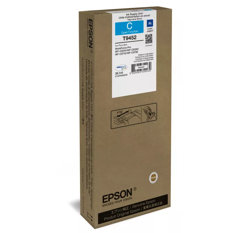 Epson C13T945240 XL rašalo kasetė, cianinė