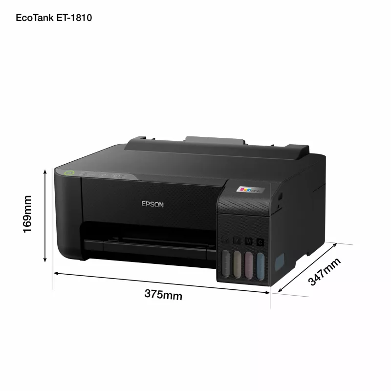 Epson EcoTank ET-1810 spausdintuvas rašalinis Spalvotas 5760 x 1440 DPI A4 Wi-Fi