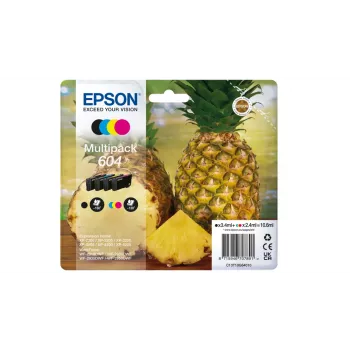 Epson 604 rašalo kasetė 4 vnt. Originalus standartinės išeigos juoda, žydra, rausvai raudona, geltona