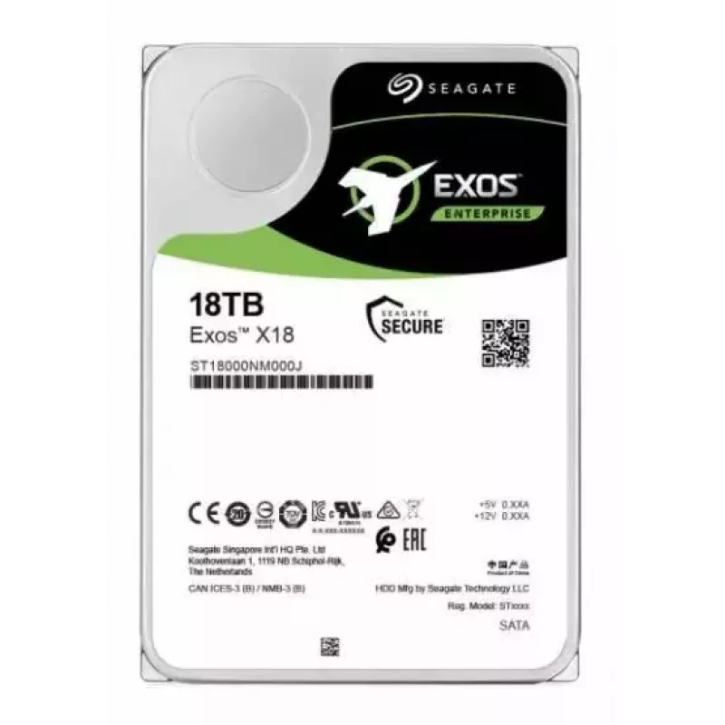 HDD Seagate 18TB 3,5 colio SATA 6Gb/s ST18000NM000J