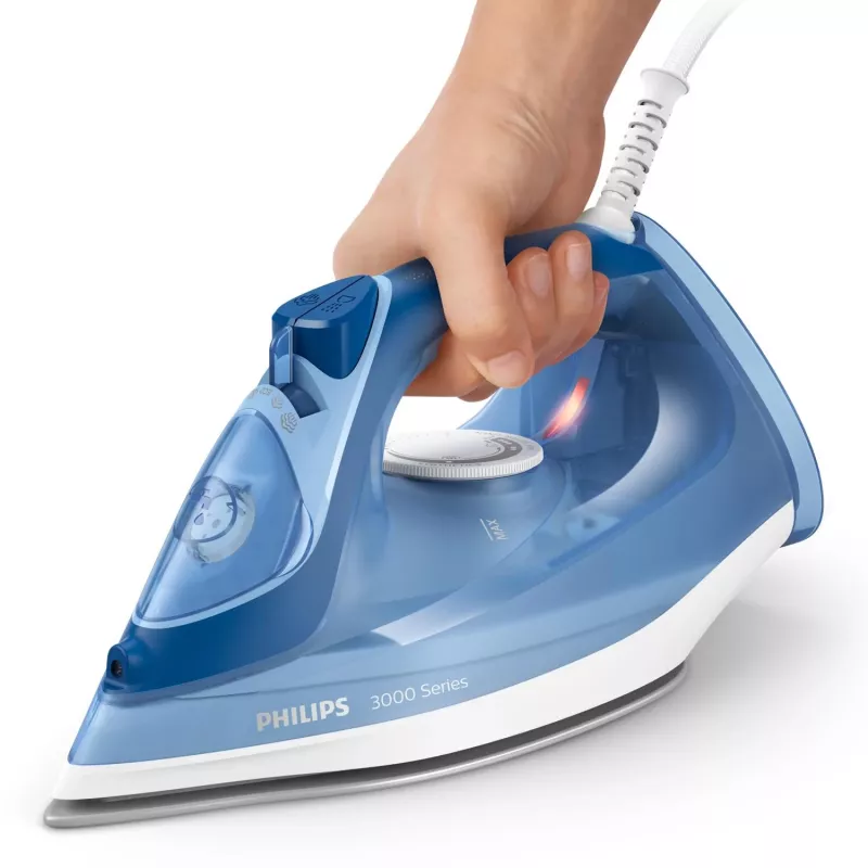 Philips 3000 serijos DST3031/20 garinis lygintuvas — 2400 W, 0,3 l vandens talpa, keraminis padas, 40 g/min nuolatinis garas