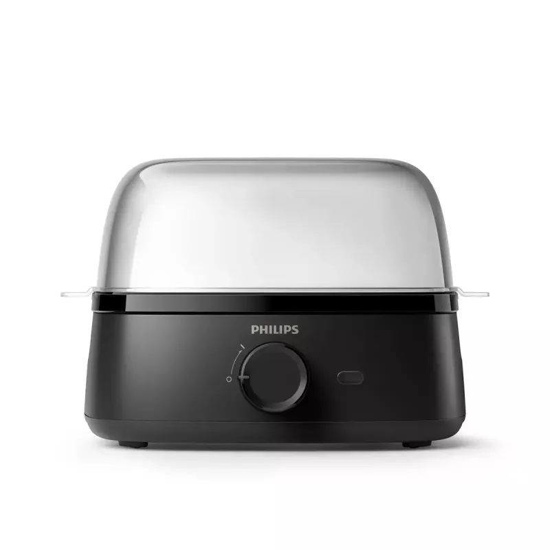 Kiaušinių virimo aparatas Philips 3000 serijos HD9137/90, 6 kiaušinių talpa, juodas