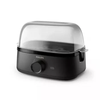 Kiaušinių virimo aparatas Philips 3000 serijos HD9137/90, 6 kiaušinių talpa, juodas