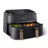 Karšto oro gruzdintuvė Philips 3000 Series Dual Basket Airfryer NA352/00 — 9 L, 2750 W, dviejų krepšelių, 8 programos, 40–200°C