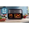 Karšto oro gruzdintuvė Philips 3000 Series Dual Basket Airfryer NA352/00 — 9 L, 2750 W, dviejų krepšelių, 8 programos, 40–200°C